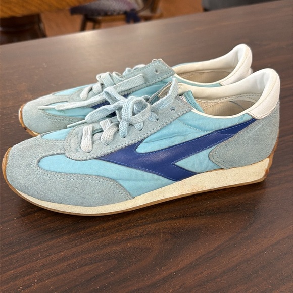 Vintage 70s 80s The Winner II Retro Running Shoes Suede Sneaker Women's Size 7 - Picture 2 of 10